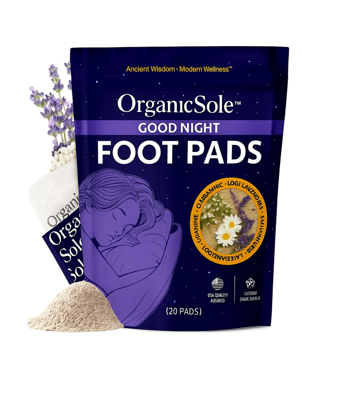 OrganicSole® - Natural Foot Pads for Deep Sleep and Detox